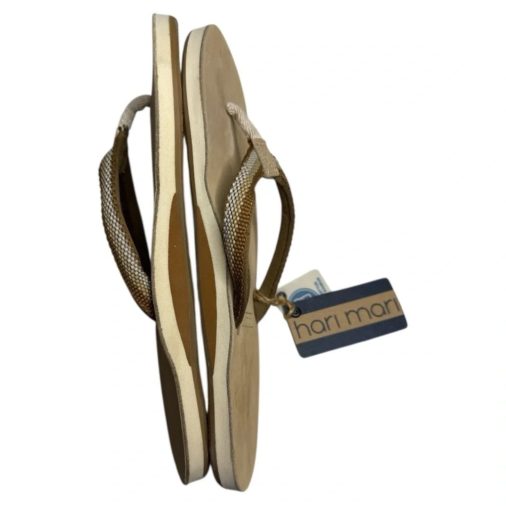 Hari Mari Scouts Women’s Flip Flops Sandals Tobacco Breeze Size 8 NWT